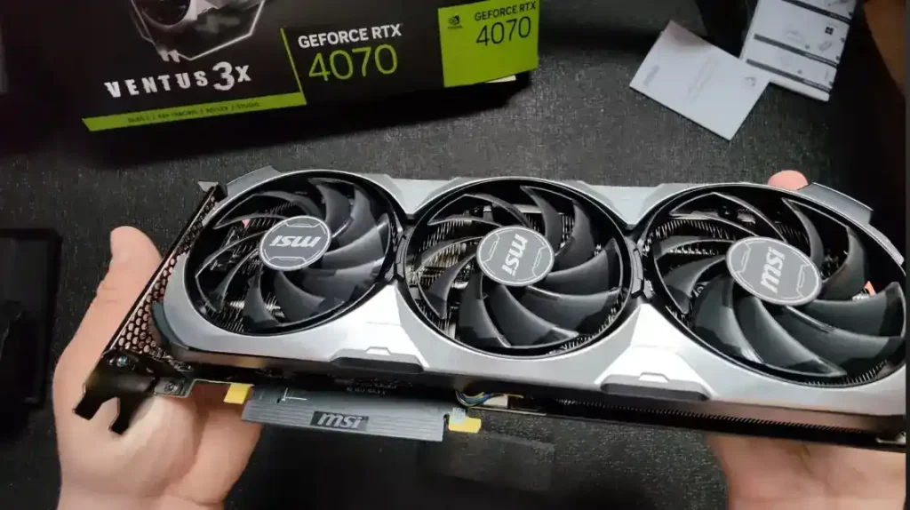 MSI Geforce RTX 4070 Ventus 3x OC 12GB GPU