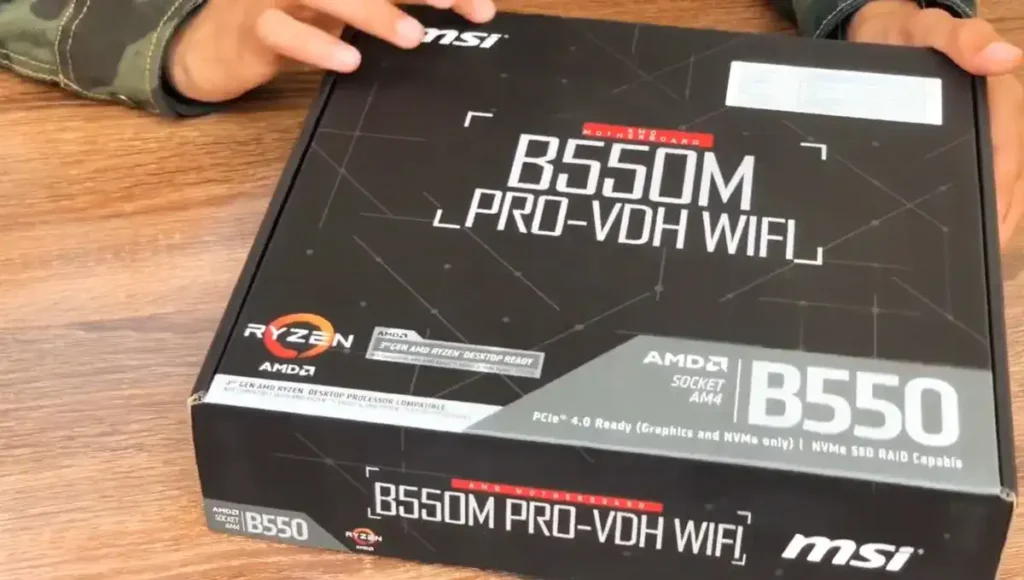 MSI B550M PRO VDH Wifi motherboard